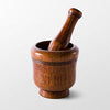 Kitchen - LightningStore Wooden Garlic Mortar And Pestle - Excellent For Crushing/Grinding Garlic And Herbs