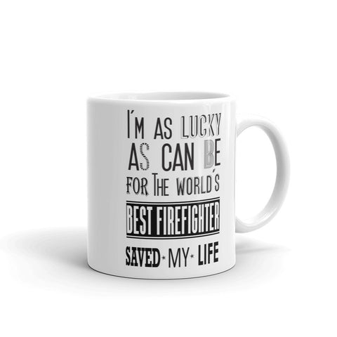 Gift for Firefighter - The World's Best Firefighter Mug