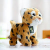 Toy - LightningStore Adorable Cute Baby Standing Leopard Jaguar Cheetah Cub Doll Realistic Looking Stuffed Animal Plush Toys Plushie Children's Gifts Animals