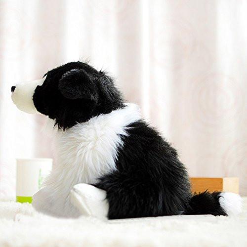 LightningStore Adorable Cute Sitting Border Collie German Sheperd Pupp