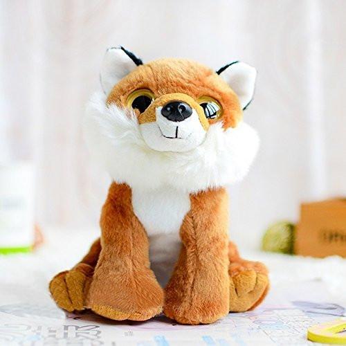 Plush Animal Stuffed Toy/ Orange Sitting Plush Fox Toys - China