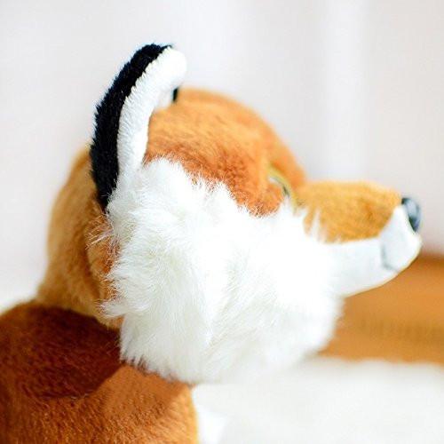 LightningStore Adorable Cute Orange Fox Wolf Doll Realistic Looking St