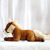 Toy - LightningStore Adorable Cute Sitting Lying Sleeping Brown And White Horse Pony Doll Realistic Looking Stuffed Animal Plush Toys Plushie Children's Gifts Animals