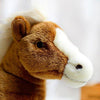 Toy - LightningStore Adorable Cute Sitting Lying Sleeping Brown And White Horse Pony Doll Realistic Looking Stuffed Animal Plush Toys Plushie Children's Gifts Animals