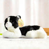 Toy - LightningStore Adorable Cute Sleeping Lying Black And White Oreo Cookie And Cream Cat Kitten Stuffed Animal Doll Realistic Looking Plush Toys Plushie Children's Gifts Animals