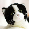 Toy - LightningStore Adorable Cute Sleeping Lying Black And White Oreo Cookie And Cream Cat Kitten Stuffed Animal Doll Realistic Looking Plush Toys Plushie Children's Gifts Animals