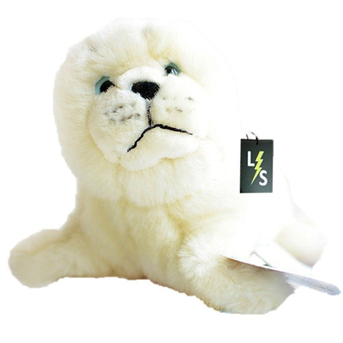 Toy - LightningStore Adorable Cute White Harp Seal Stuffed Animal Doll Realistic Looking Plush Toys Plushie Children's Gifts Animals