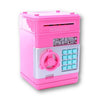 Toy - Lightningstore Electronic Passcode Locked Piggy Bank - Accepts Both Coins And Bills - Cash Deposit Safety Box - ATM Machine For Children Kids - Comes In Pink White Black Blue Red