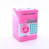 Toy - Lightningstore Electronic Passcode Locked Piggy Bank - Accepts Both Coins And Bills - Cash Deposit Safety Box - ATM Machine For Children Kids - Comes In Red White Black Pink Blue