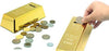 Toy - Lightningstore Gold Brick Piggy Bank Coin Money Deposit - Excellent Gift To Entourage Saving - Ideal For Your Kids And Children